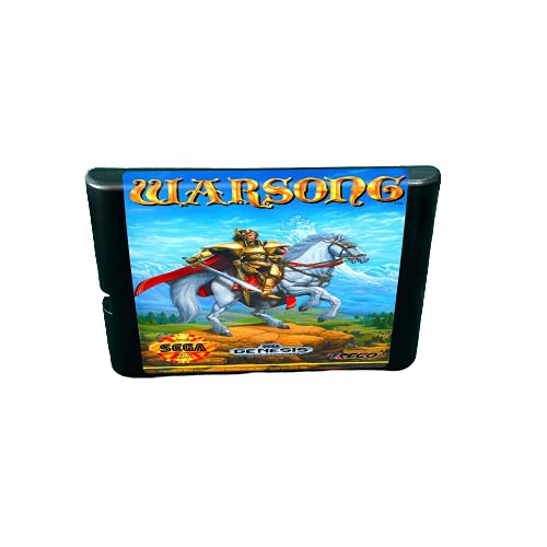 Aditi Warsong - 16-битов игри касета MD конзола За MegaDrive Genesis (японски корпус)