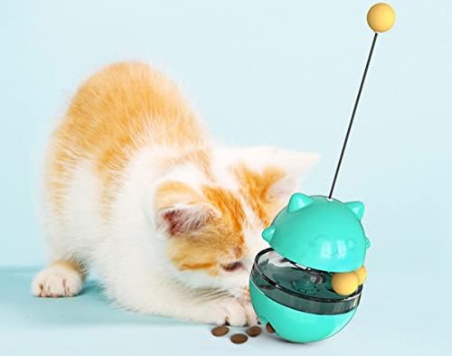 Интерактивна играчка Cdycam Котка, Топчета За разпределяне на храна във формата на Коте, Диспенсер за подаване на Лакомствата