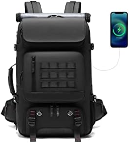 Раница за пътуване DBNAU, 17-инчов Бизнес Раница за лаптоп, Отделна чанта за обувки и Скрит USB порт за зареждане, Водоустойчив