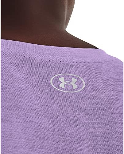 Женска тениска с логото на Under Armour Tech Twist Script с Къс ръкав и По-голям размер