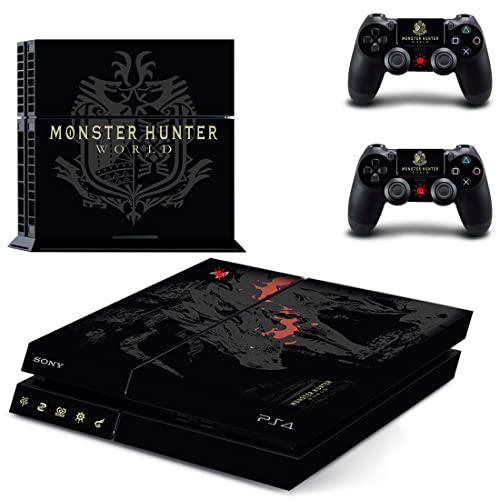 Игра Monster Astella Артемида Хънтър Стикер на кожата PS4 или PS5 За конзолата PlayStation 4 или 5 и 2 Контролери Vinyl
