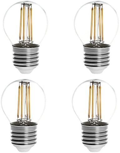 HERO-LED G16-DS-4W-WW27 С регулируема яркост G14/G16 E26/E27, led реколта лампа с нажежаема жичка в стил Едисон мощност