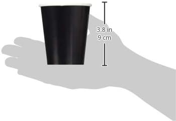Чаша за ТОПЛА и студена вода Creative Converting, 9 грама, Черен