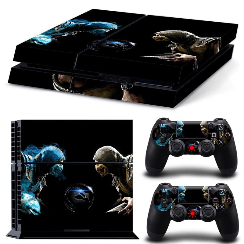 За PS4 ОБИЧАЙНАТА игра Ninja Mortal Best War Kombat X Стикер на корицата на PS4 или PS5 За конзолата PlayStation 4 или