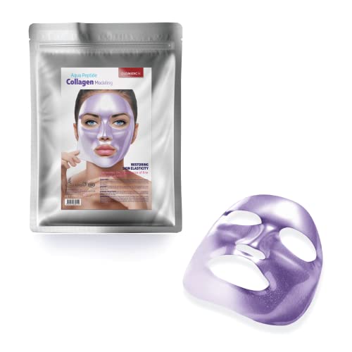 Альгинатная маска за лице Glomedic (2 опаковки) от Filler Lux, Аква-пептид-Стимулира производството на колаген, Намалява