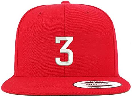 Магазин за модни облекла № 3 Бродирани бейзболна шапка възстановяване на предишното положение Flatbill с фиксирана подплата