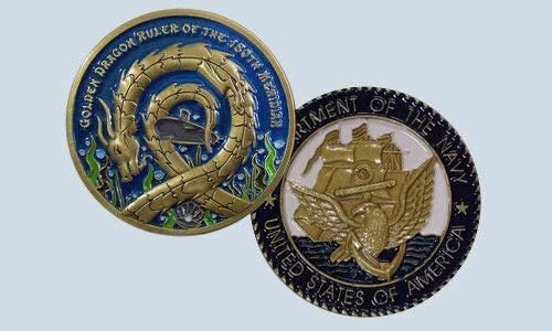Флотилия на Свободата-Подарък Опитни Нова монета на повикване Златен дракон Владетел на 180-тия Меридиан