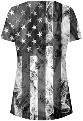 shitou Женска Тениска с Флага на САЩ Клетвата за вярност, Модерна Тениска Без Ръкави, с Висше американския флаг във формата